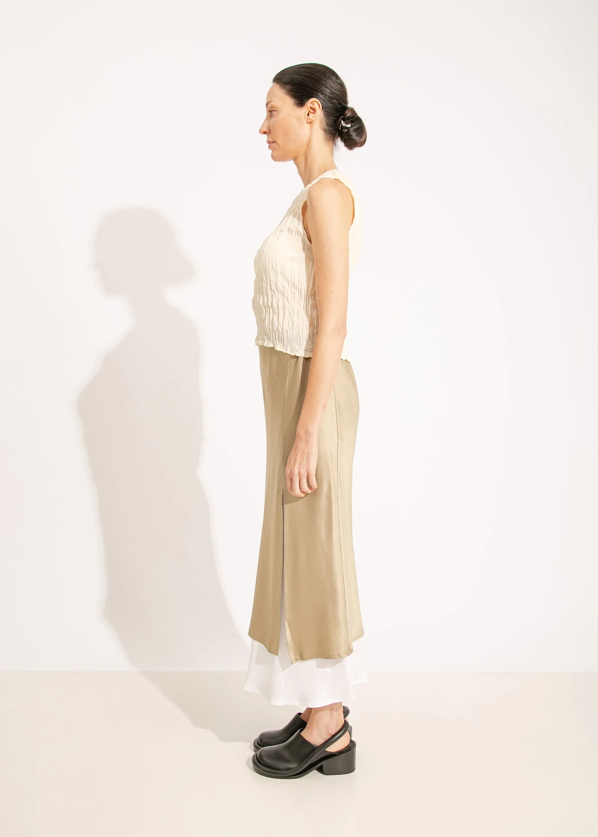 W24 | DAKOTA SKIRT / SAGE-WHITE