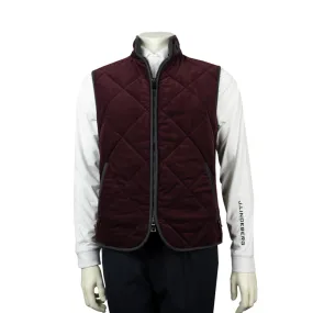 Waterville Men's Theo Quilted Tech Vest - WINE