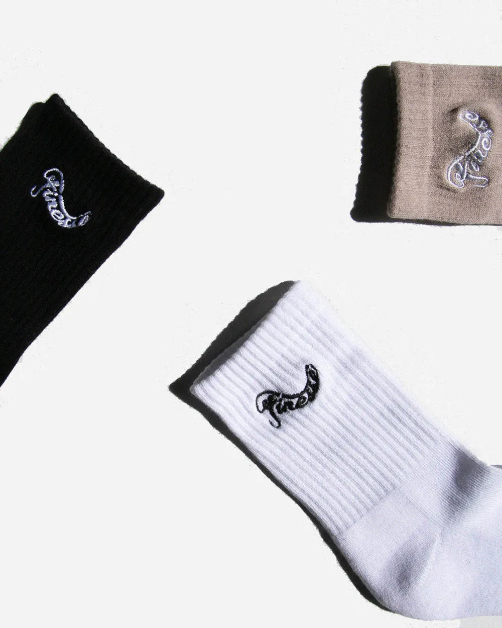 Wavy Organic Cotton Socks 3 Pack