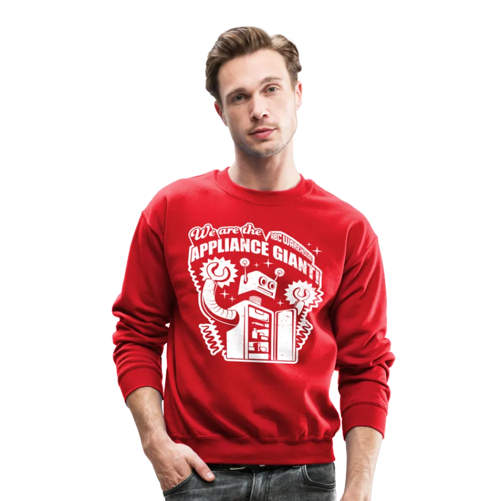 We Are The Appliance Giant Robot Crewneck Sweatshirt