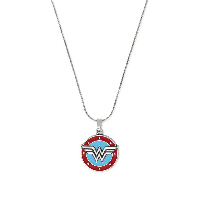 Wonder Woman Logo Charm Necklace