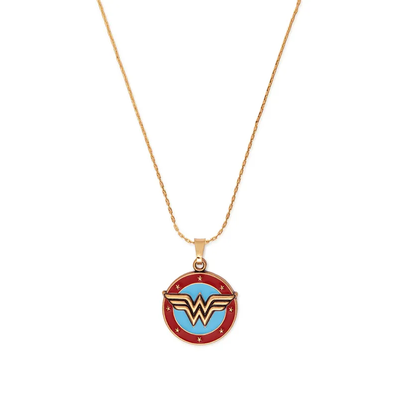 Wonder Woman Logo Charm Necklace